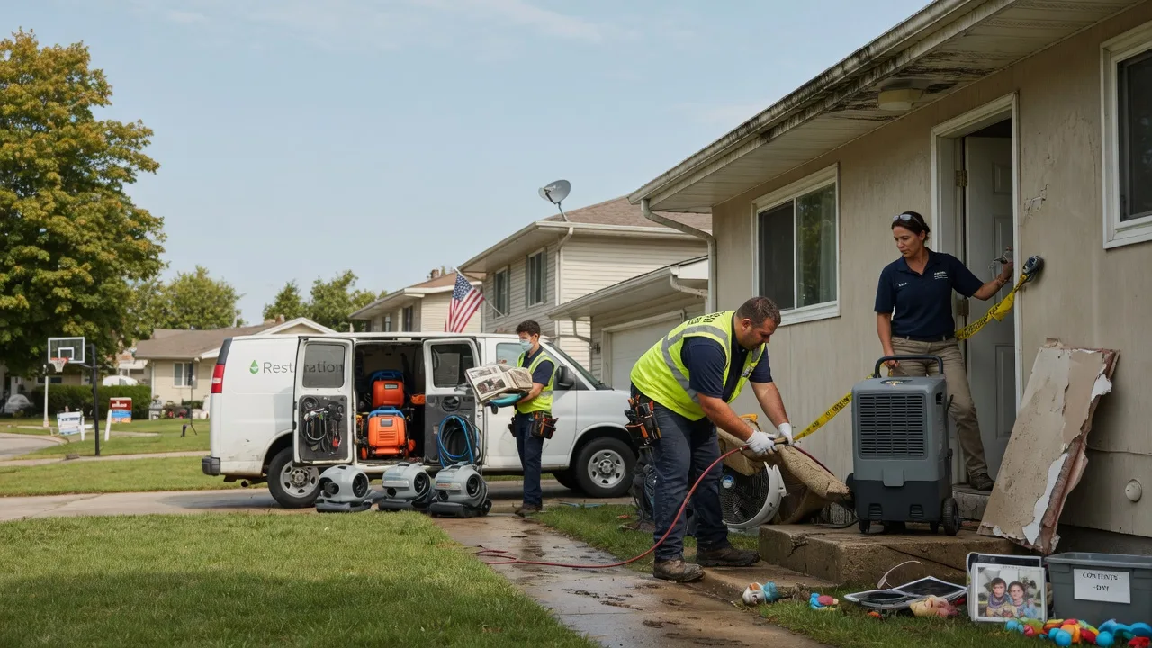Water Damage Restoration in Harmony, PA near me